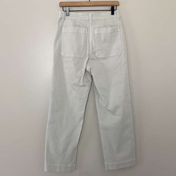 Everlane Straight Leg High Rise Crop Pant in Sandstone Size 6 - Picture 6 of 13